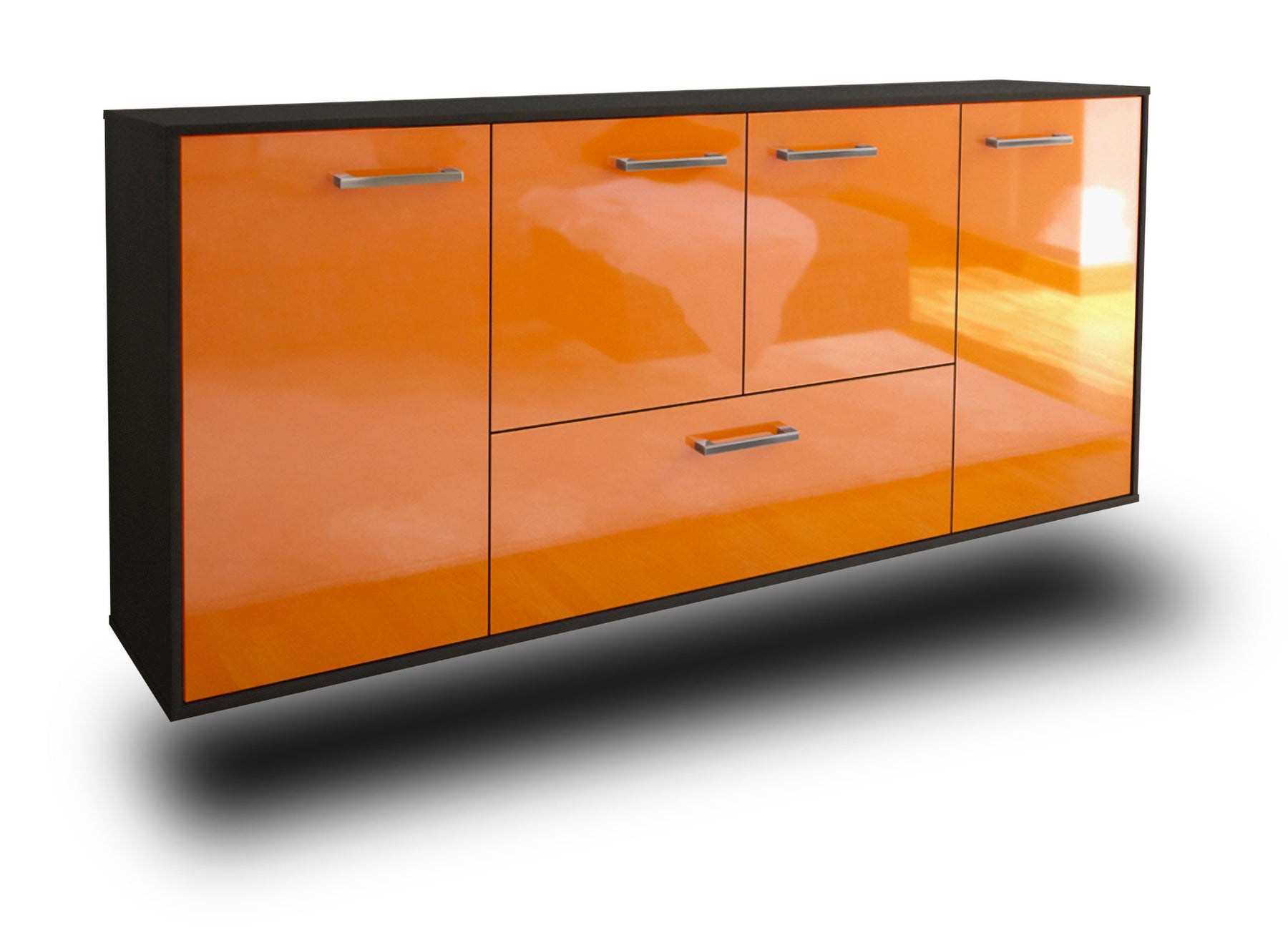 Sideboard Escondido, Orange Studio (180x79x35cm) - Stil.Zeit Möbel GmbH