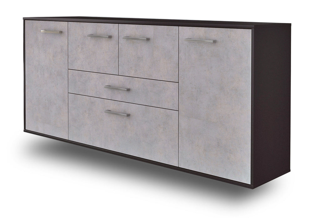 Sideboard Orange, Beton Studio (180x79x35cm) - Stil.Zeit Möbel GmbH