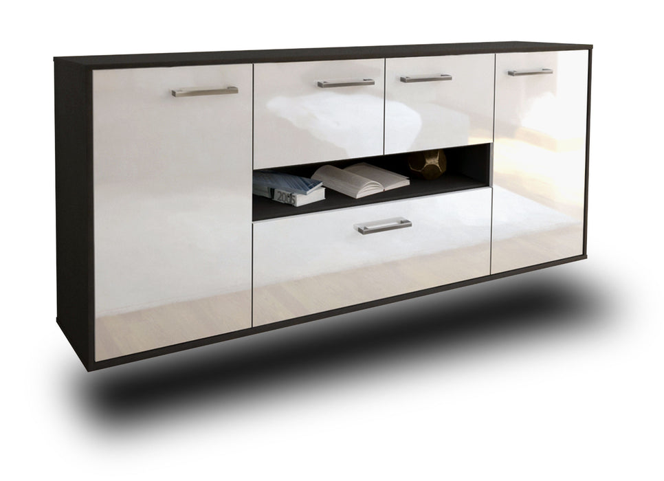 Sideboard Warren, Weiß Studio (180x79x35cm) - Stil.Zeit Möbel GmbH