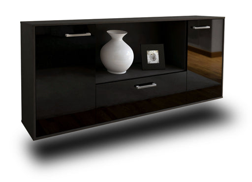 Sideboard Fort Collins, Schwarz Studio (180x79x35cm) - Stil.Zeit Möbel GmbH