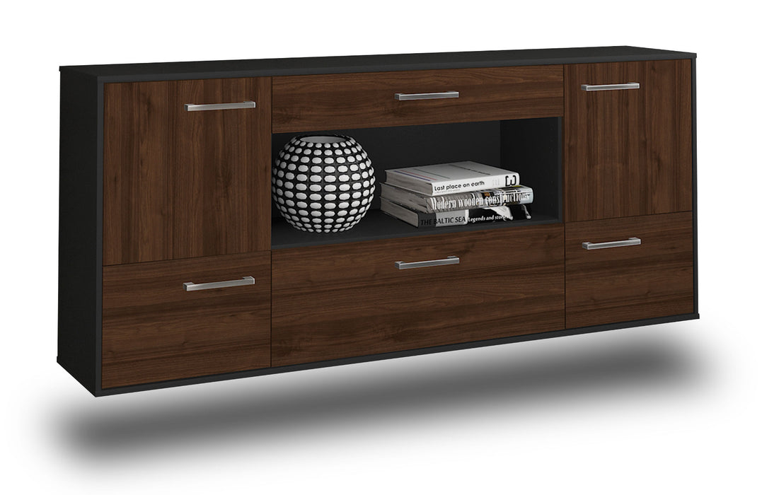 Sideboard East Los Angeles, Walnuss Studio (180x79x35cm) - Stil.Zeit Möbel GmbH