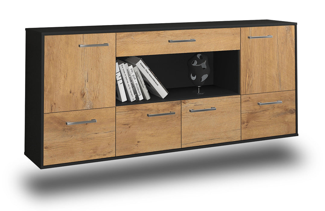 Sideboard Fullerton, Eiche Studio (180x79x35cm) - Stil.Zeit Möbel GmbH