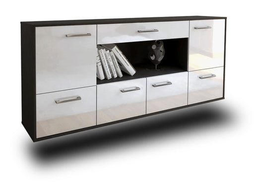 Sideboard Fullerton, Weiß Studio (180x79x35cm) - Stil.Zeit Möbel GmbH