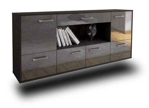 Sideboard Fullerton, Grau Studio (180x79x35cm) - Stil.Zeit Möbel GmbH