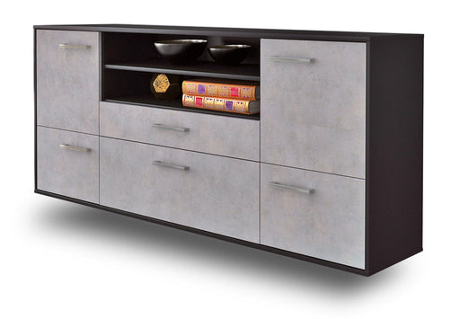 Sideboard Elk Grove, Beton Studio (180x79x35cm) - Stil.Zeit Möbel GmbH