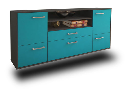 Sideboard Elk Grove, Tuerkis Studio (180x79x35cm) - Stil.Zeit Möbel GmbH