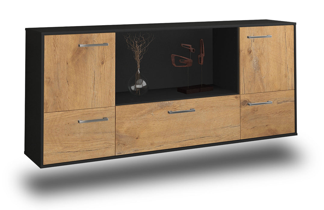 Sideboard Sunnyvale, Eiche Studio (180x79x35cm) - Stil.Zeit Möbel GmbH