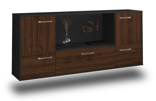 Sideboard Sunnyvale, Walnuss Studio (180x79x35cm) - Stil.Zeit Möbel GmbH