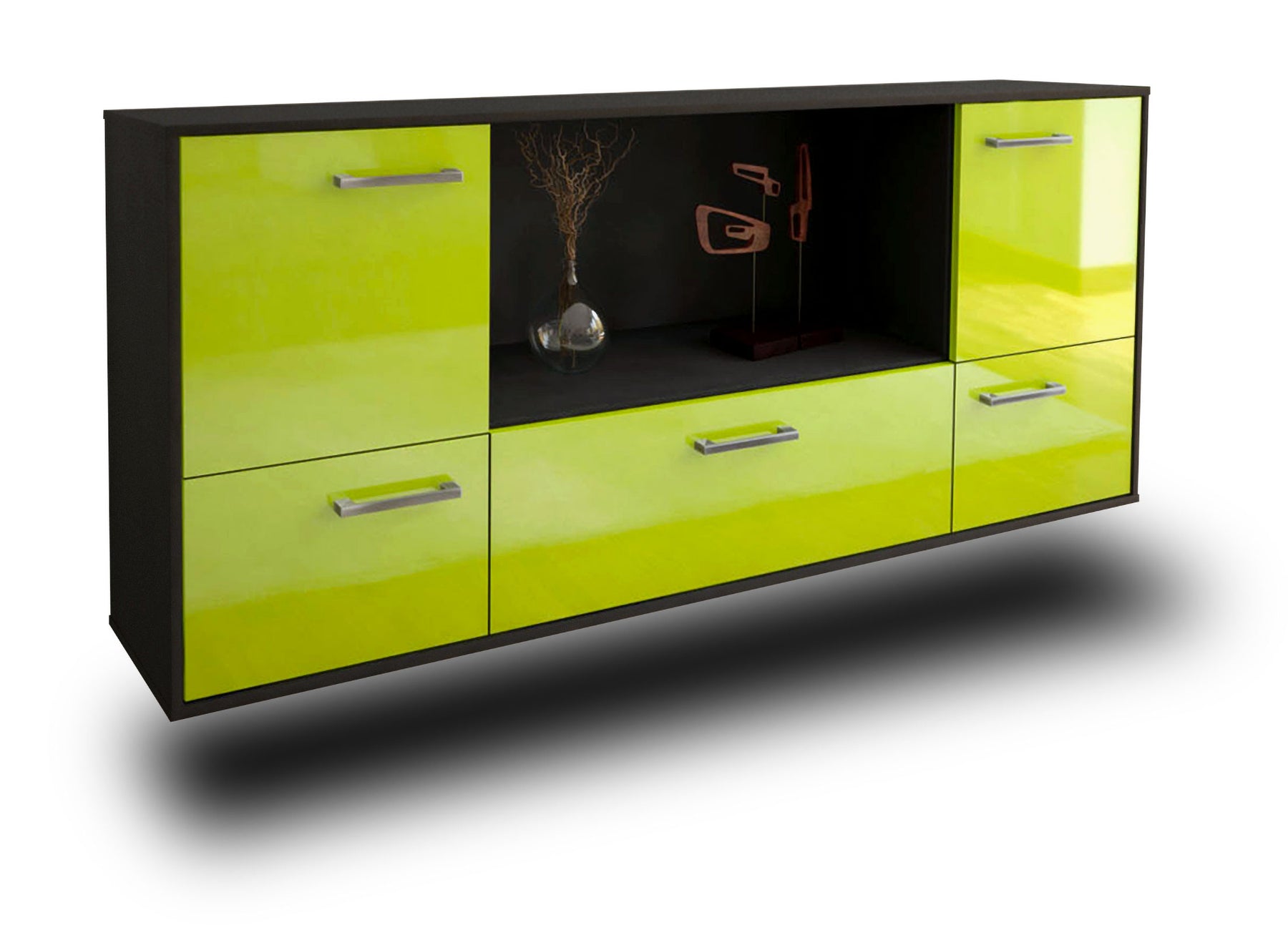 Sideboard Sunnyvale, Gruen Studio (180x79x35cm) - Stil.Zeit Möbel GmbH