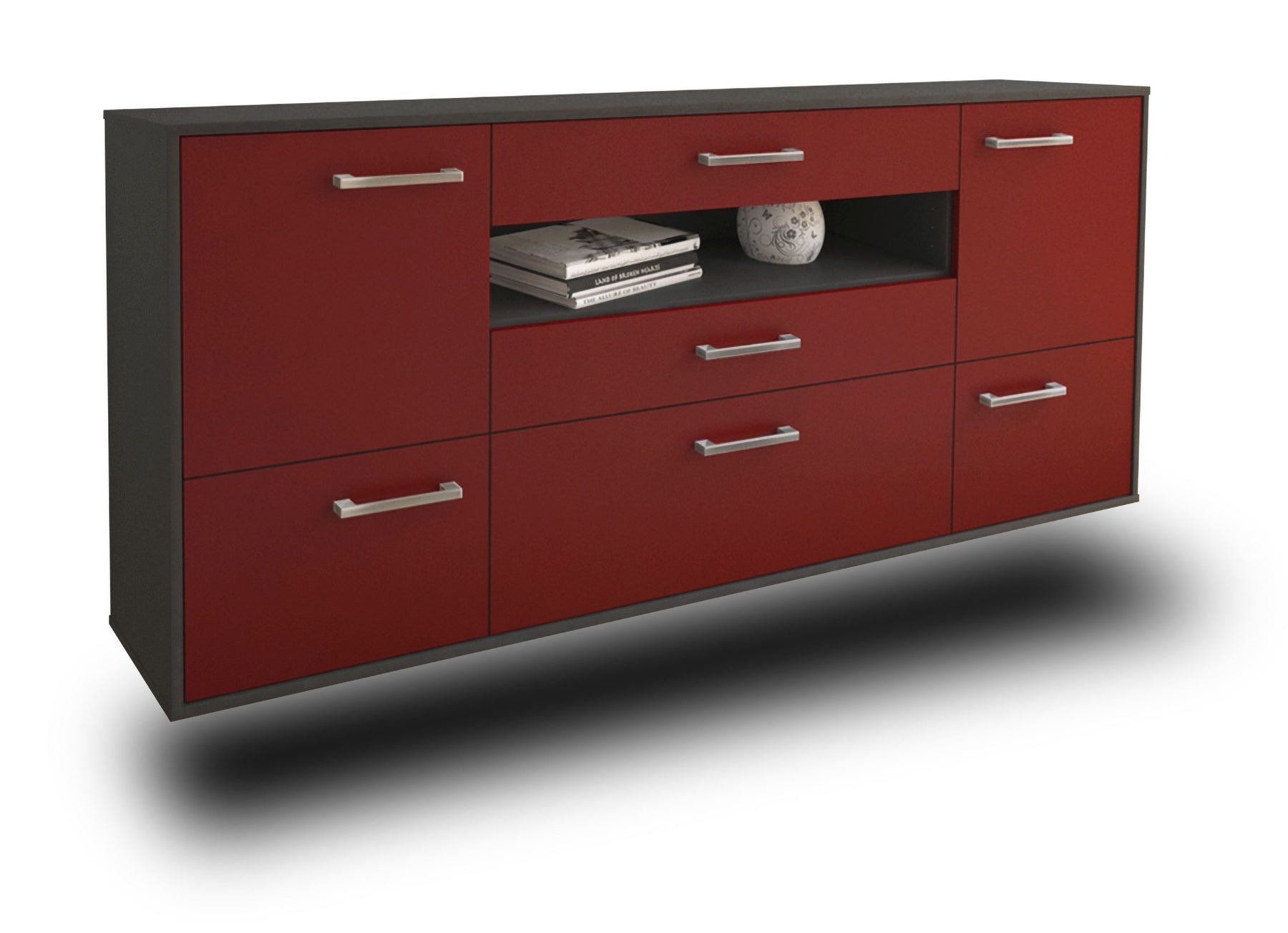 Sideboard Savannah, Bordeaux Studio (180x79x35cm) - Stil.Zeit Möbel GmbH