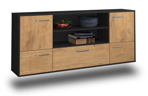 Sideboard Sterling Heights, Eiche Studio (180x79x35cm) - Stil.Zeit Möbel GmbH