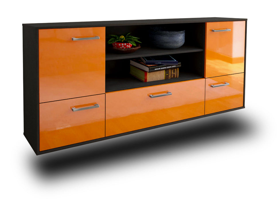 Sideboard Sterling Heights, Orange Studio (180x79x35cm) - Stil.Zeit Möbel GmbH