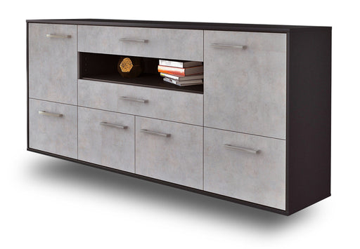 Sideboard McAllen, Beton Studio (180x79x35cm) - Stil.Zeit Möbel GmbH