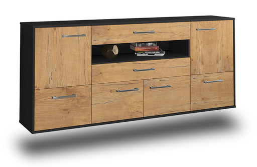 Sideboard McAllen, Eiche Studio (180x79x35cm) - Stil.Zeit Möbel GmbH