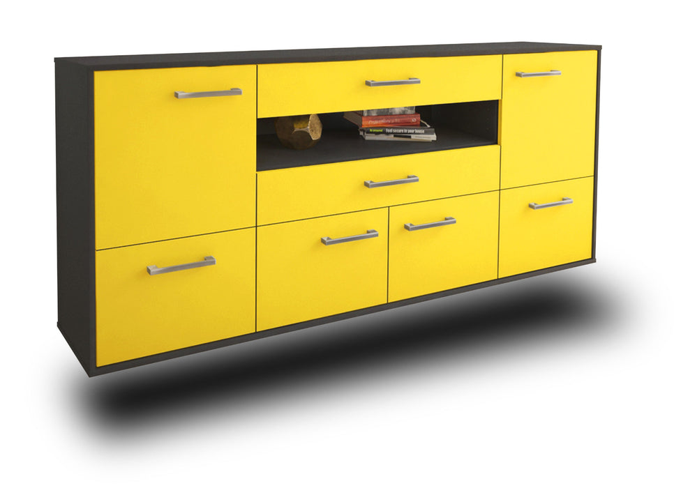 Sideboard McAllen, Gelb Studio (180x79x35cm) - Stil.Zeit Möbel GmbH