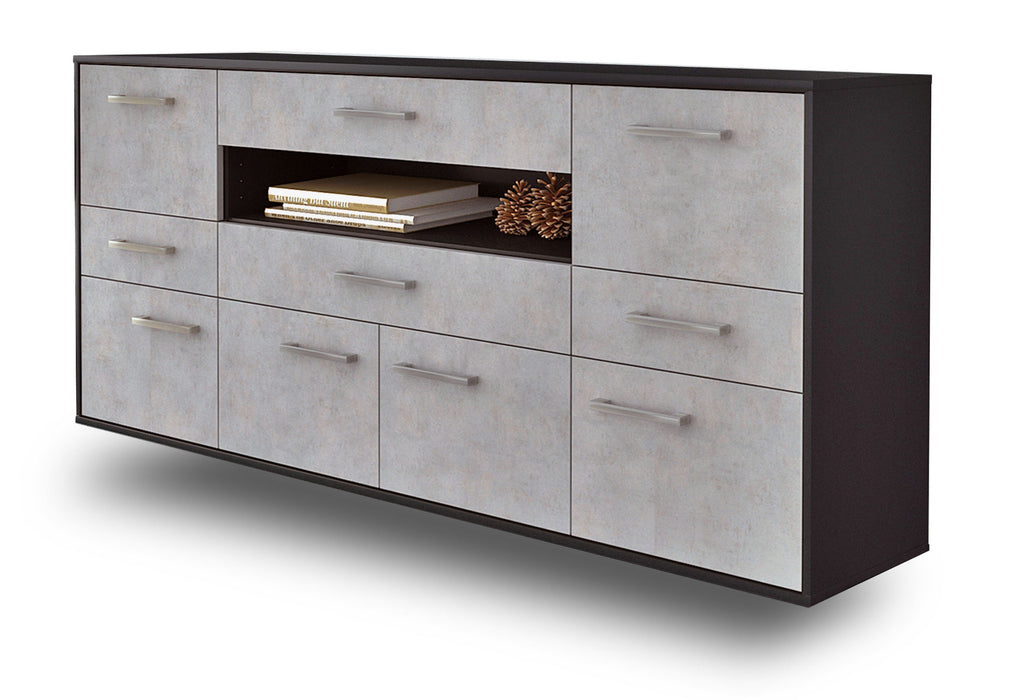 Sideboard Coral Springs, Beton Studio (180x79x35cm) - Stil.Zeit Möbel GmbH