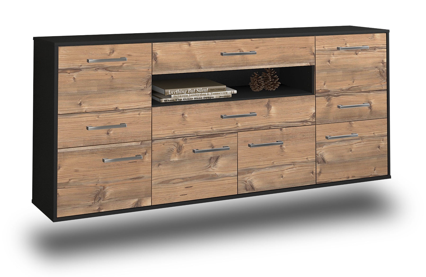 Sideboard Coral Springs, Pinie Studio (180x79x35cm) - Stil.Zeit Möbel GmbH