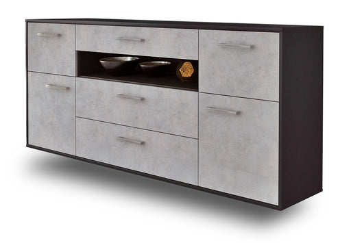 Sideboard Elizabeth, Beton Studio (180x79x35cm) - Stil.Zeit Möbel GmbH