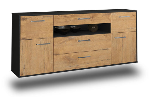 Sideboard Elizabeth, Eiche Studio (180x79x35cm) - Stil.Zeit Möbel GmbH