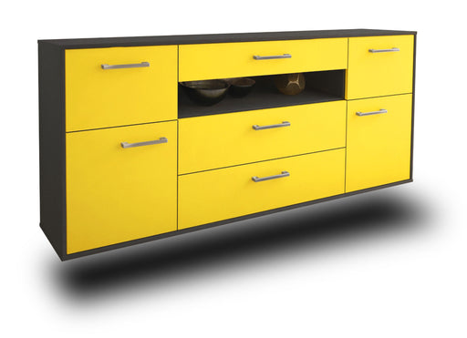 Sideboard Elizabeth, Gelb Studio (180x79x35cm) - Stil.Zeit Möbel GmbH