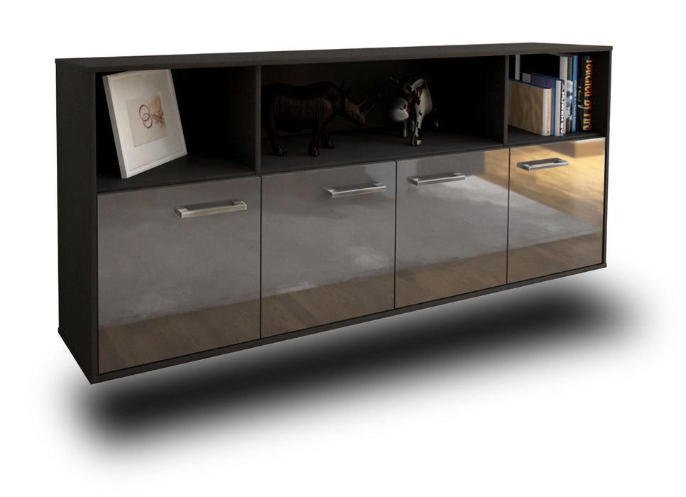 Sideboard Columbia, Grau Studio (180x79x35cm) - Stil.Zeit Möbel GmbH