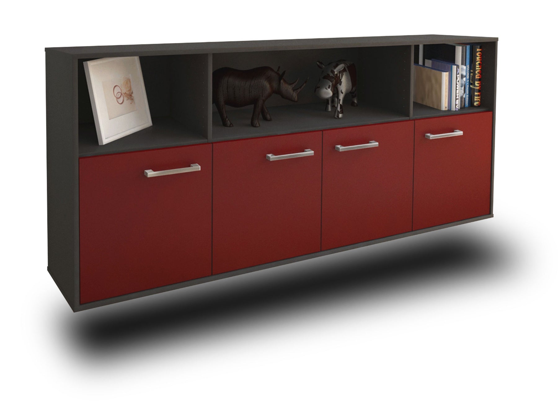 Sideboard Columbia, Bordeaux Studio (180x79x35cm) - Stil.Zeit Möbel GmbH