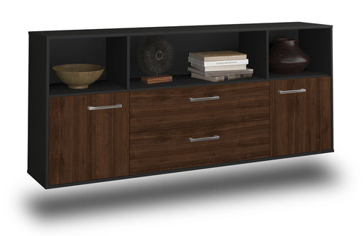 Sideboard Hartford, Walnuss Studio (180x79x35cm) - Stil.Zeit Möbel GmbH