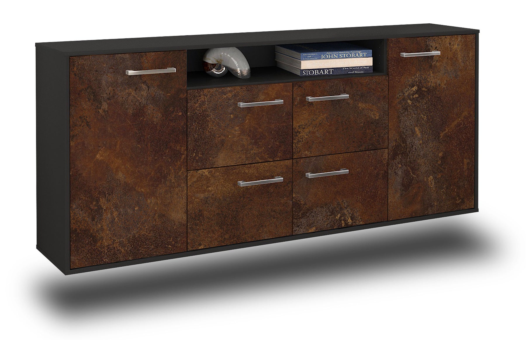 Sideboard Carrollton, Rost Studio (180x79x35cm) - Stil.Zeit Möbel GmbH