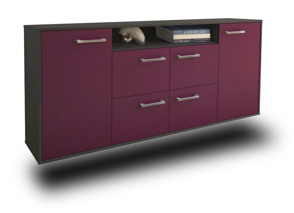 Sideboard Carrollton, Lila Studio (180x79x35cm) - Stil.Zeit Möbel GmbH