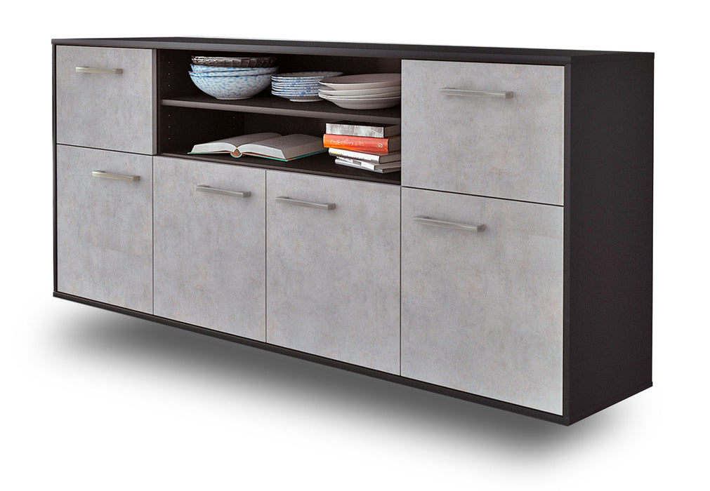 Sideboard Topeka, Beton Studio (180x79x35cm) - Stil.Zeit Möbel GmbH