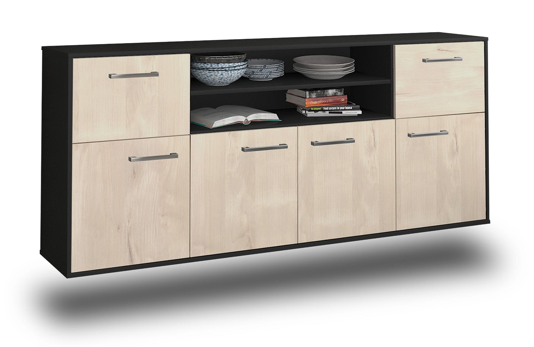 Sideboard Topeka, Zeder Studio (180x79x35cm) - Stil.Zeit Möbel GmbH