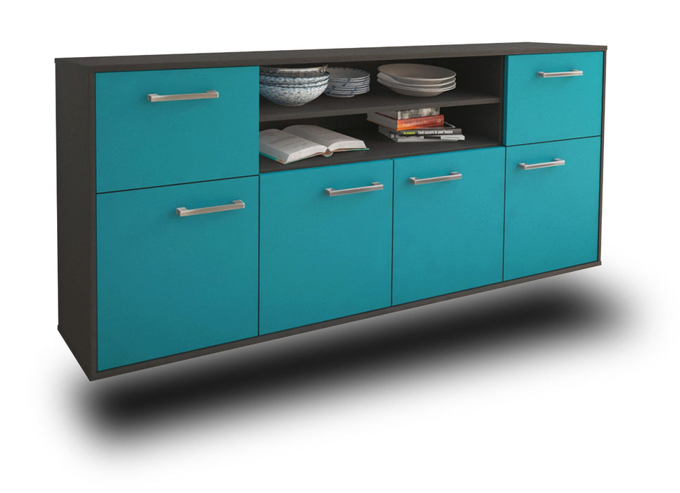 Sideboard Topeka, Tuerkis Studio (180x79x35cm) - Stil.Zeit Möbel GmbH