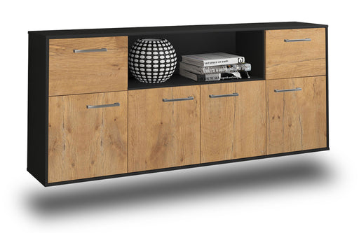 Sideboard West Valley City, Eiche Studio (180x79x35cm) - Stil.Zeit Möbel GmbH