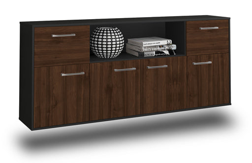 Sideboard West Valley City, Walnuss Studio (180x79x35cm) - Stil.Zeit Möbel GmbH