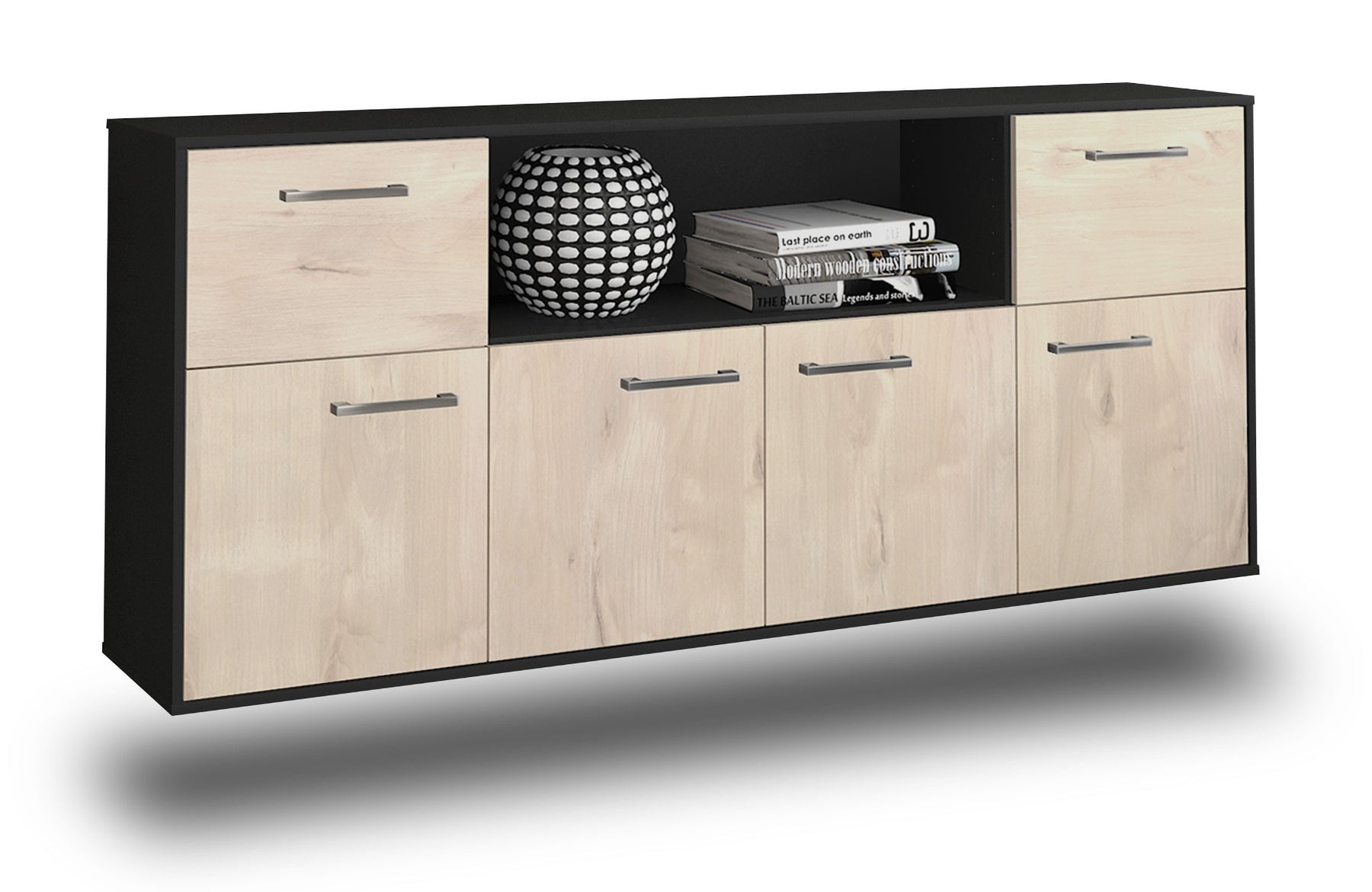 Sideboard West Valley City, Zeder Studio (180x79x35cm) - Stil.Zeit Möbel GmbH