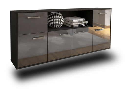 Sideboard West Valley City, Grau Studio (180x79x35cm) - Stil.Zeit Möbel GmbH