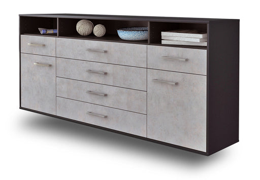 Sideboard Bellevue, Beton Studio (180x79x35cm) - Stil.Zeit Möbel GmbH