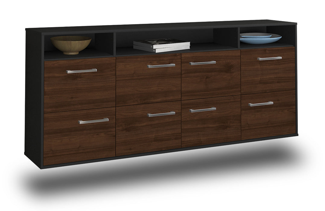 Sideboard Concord, Walnuss Studio (180x79x35cm) - Stil.Zeit Möbel GmbH