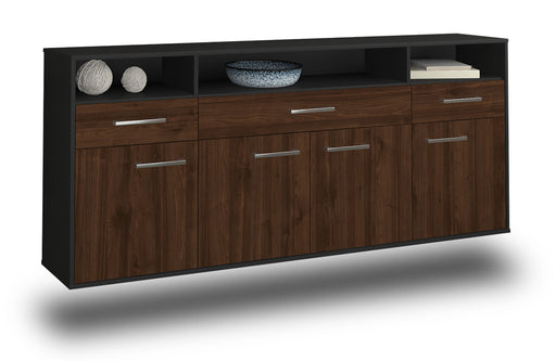 Sideboard Simi Valley, Walnuss Studio (180x79x35cm) - Stil.Zeit Möbel GmbH