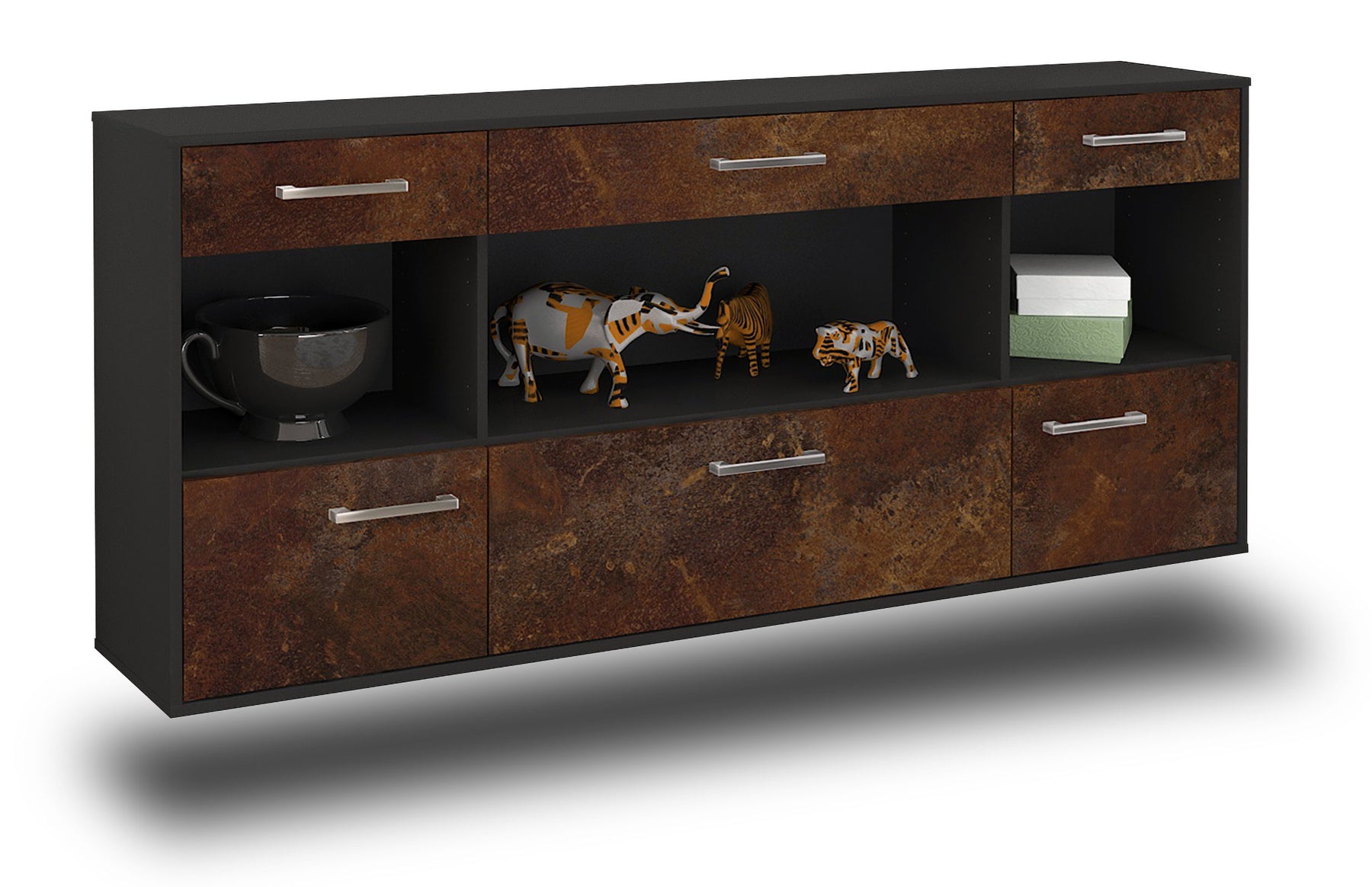 Sideboard Clarksville, Rost Studio (180x79x35cm) - Stil.Zeit Möbel GmbH