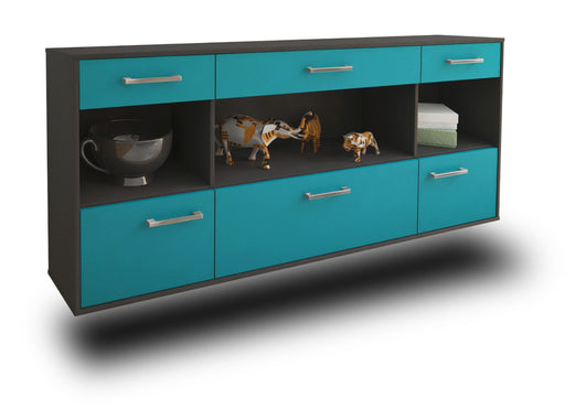 Sideboard Clarksville, Tuerkis Studio (180x79x35cm) - Stil.Zeit Möbel GmbH