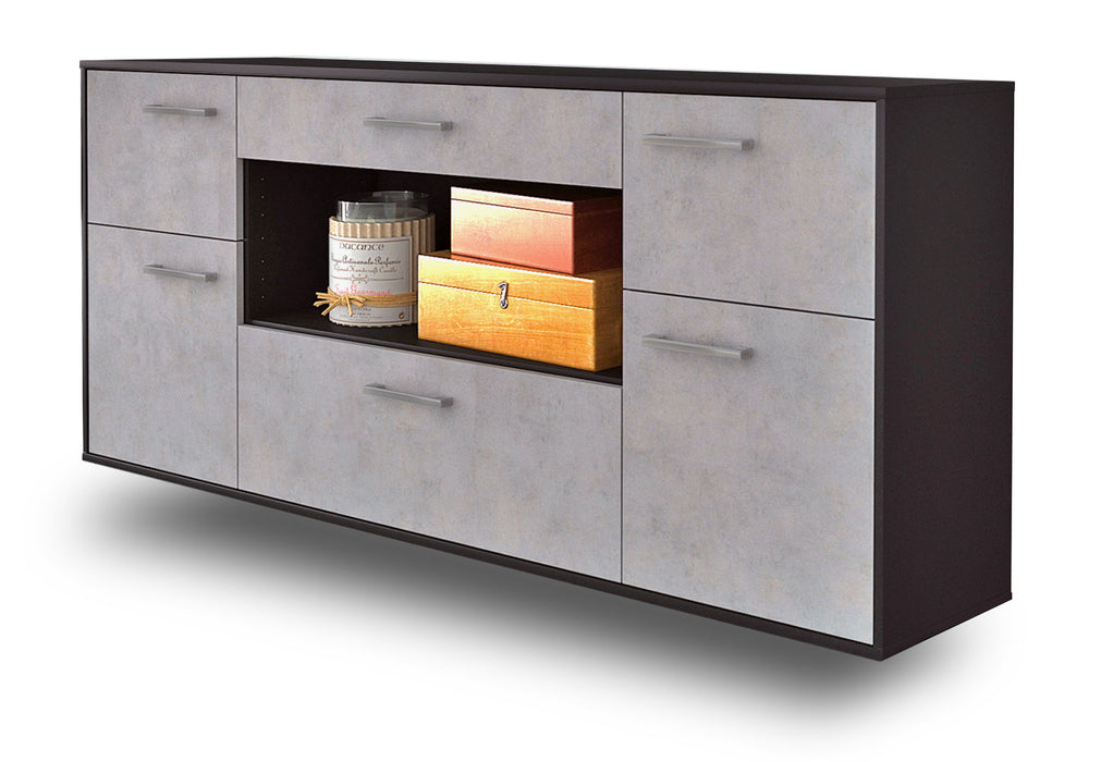 Sideboard Visalia, Beton Studio (180x79x35cm) - Stil.Zeit Möbel GmbH