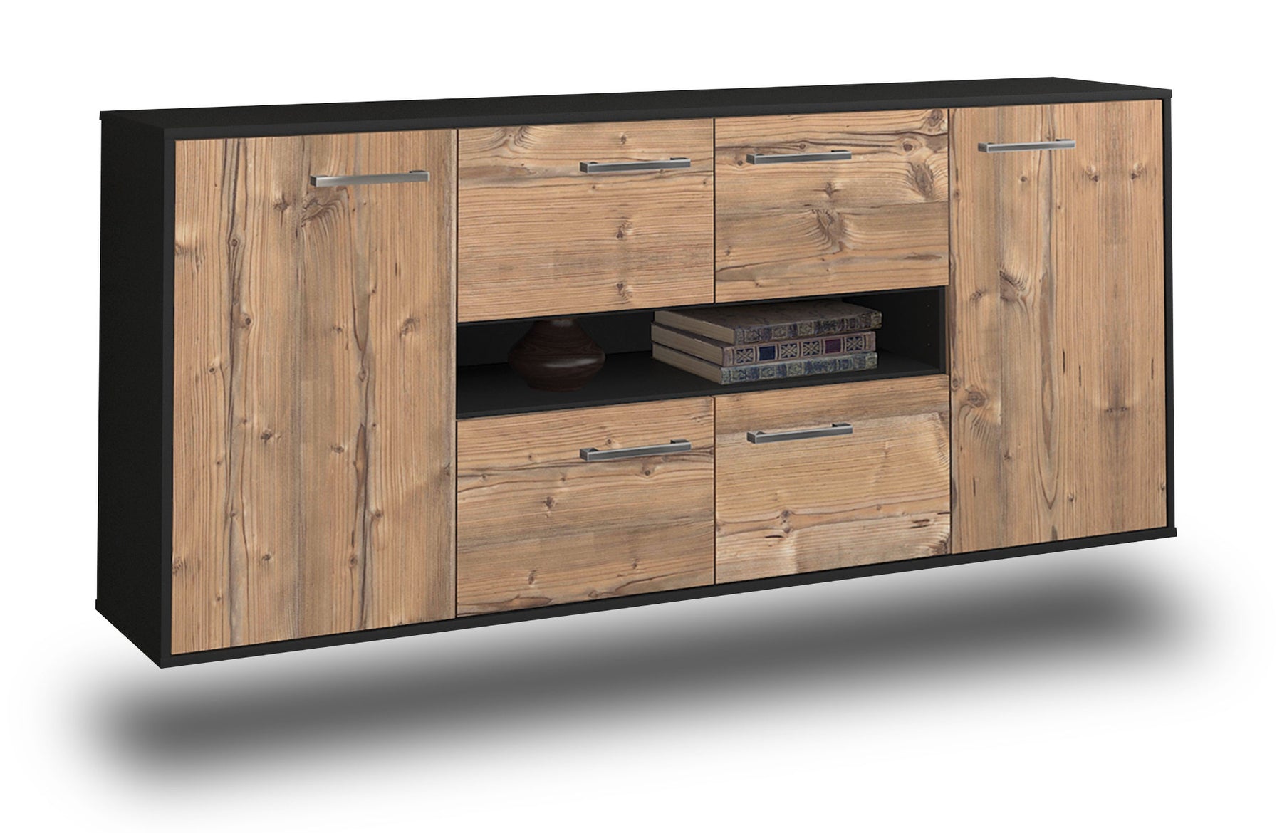 Sideboard Stamford, Pinie Studio (180x79x35cm) - Stil.Zeit Möbel GmbH