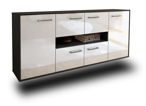 Sideboard Stamford, Weiß Studio (180x79x35cm) - Stil.Zeit Möbel GmbH