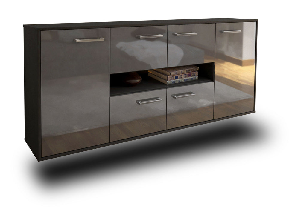 Sideboard Stamford, Grau Studio (180x79x35cm) - Stil.Zeit Möbel GmbH