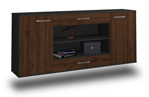 Sideboard Olathe, Walnuss Studio (180x79x35cm) - Stil.Zeit Möbel GmbH