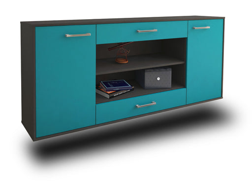 Sideboard Olathe, Tuerkis Studio (180x79x35cm) - Stil.Zeit Möbel GmbH