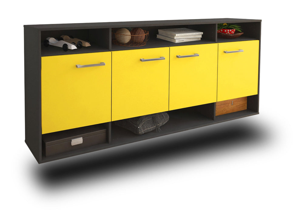 Sideboard Provo, Gelb Studio (180x79x35cm) - Stil.Zeit Möbel GmbH