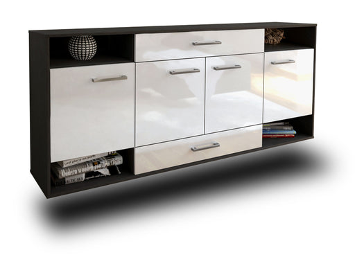 Sideboard Evansville, Weiß Studio (180x79x35cm) - Stil.Zeit Möbel GmbH