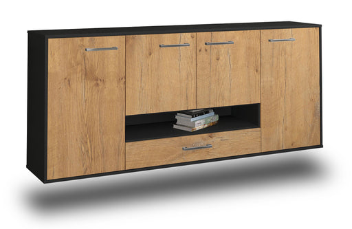 Sideboard Abilene, Eiche Studio (180x79x35cm) - Stil.Zeit Möbel GmbH